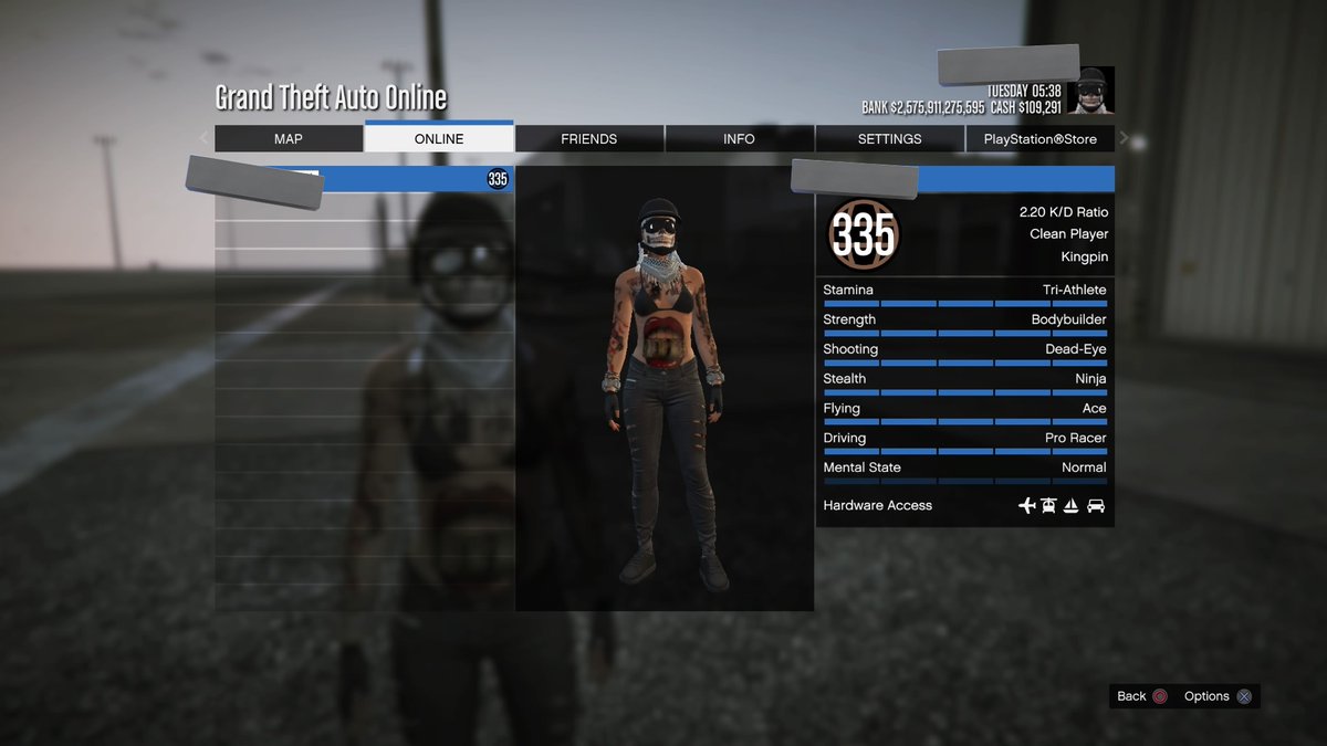 RiflesQ's tweet photo. Anyone interested in a female? Fast run but it's a base account &amp; it's transferred on PS5 2.5 trills too https://t.co/7v5rRyO7hZ