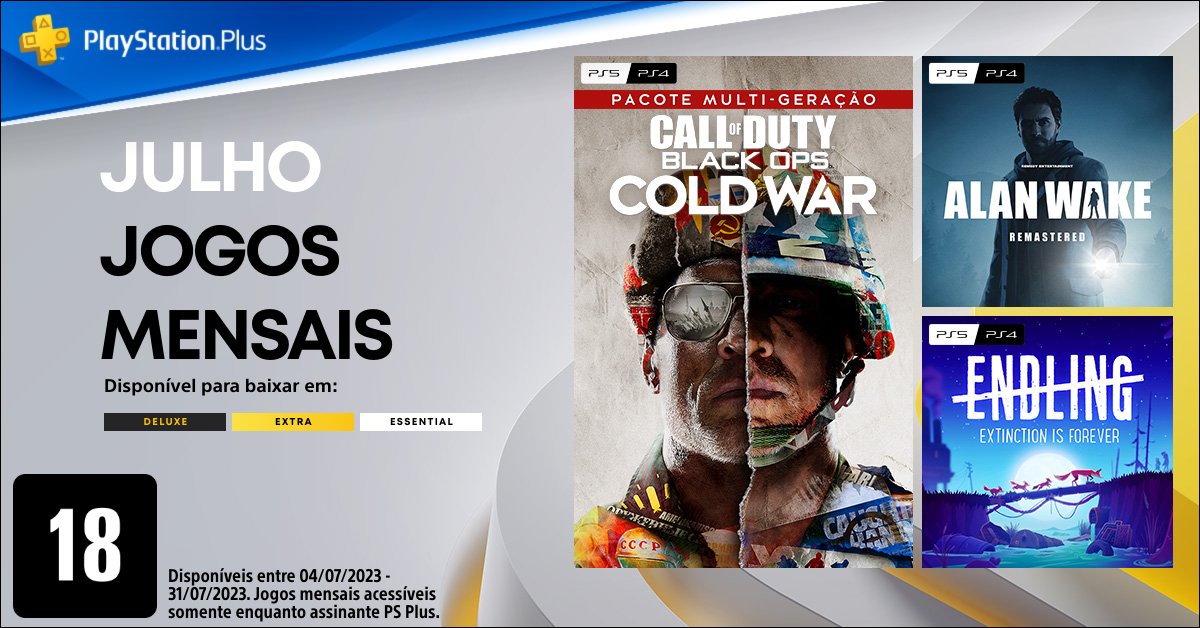 PS Plus Julho | Sony confirma os jogos grátis da PlayStation Plus Essential 2023 Viciados