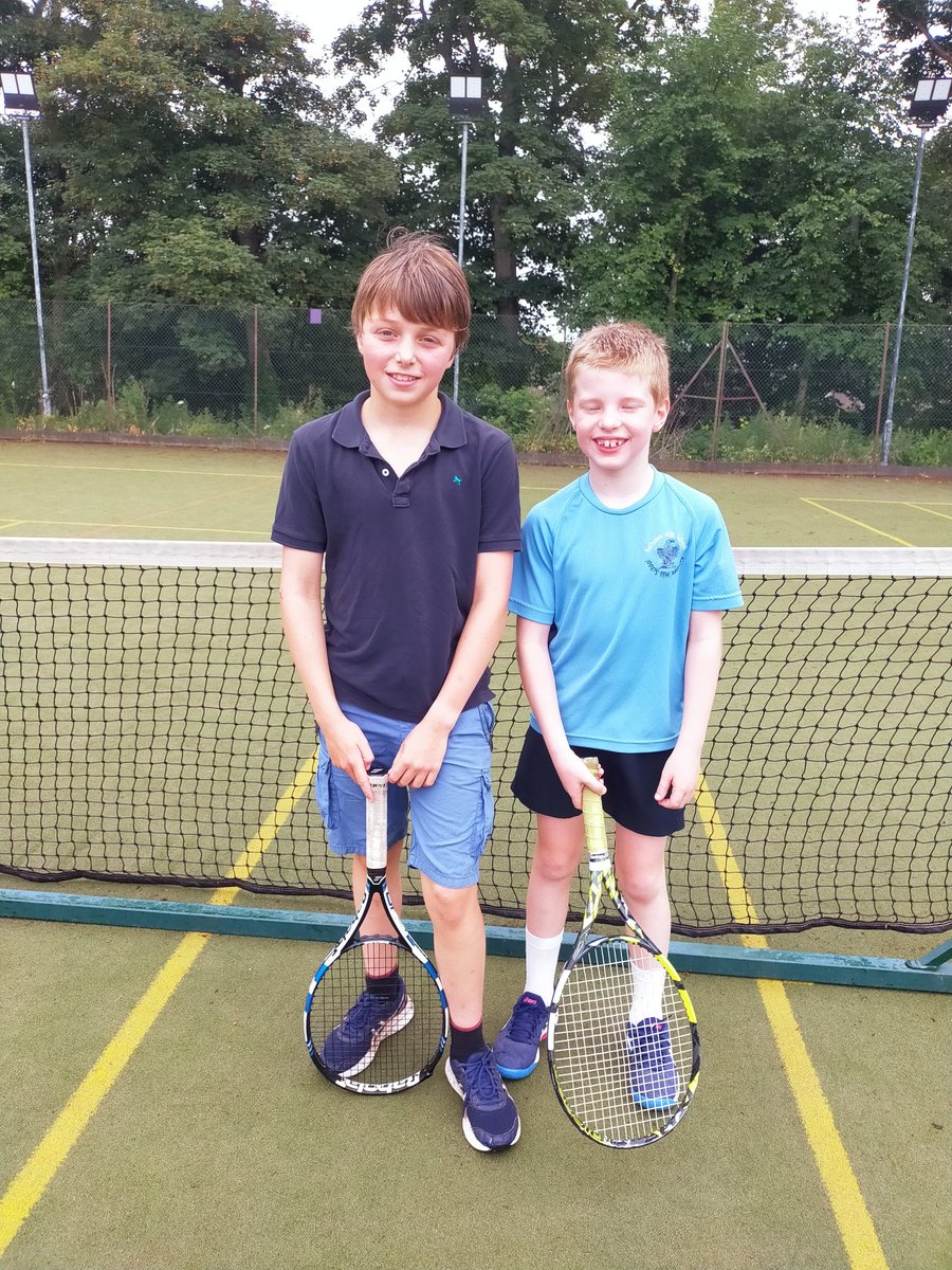 This afternoon was internal competition finals day. Well done  Struan T. on winning the Senior Boys' Tennis Singles 🎾 v Charles B. Also well done to William F. On bearing Charlie T. in the Junior Boys' Final - this was a very close match, going to a tie-breaker😬
#BeChallenged