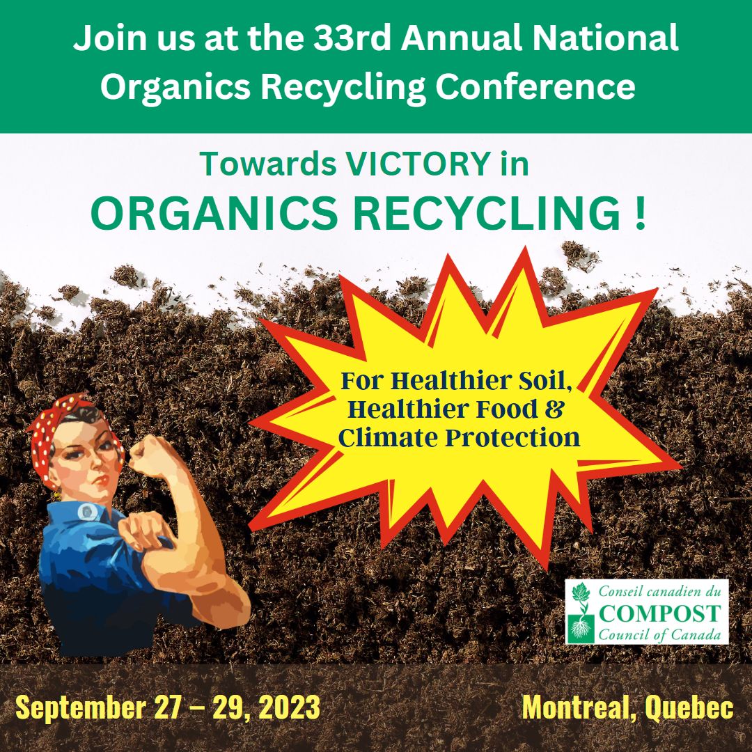 🌍🌱 Don't miss this opportunity to be part of the movement towards a sustainable future. Register now and be a part of the conversation! 
#sustainability #organicsrecycling
eventbrite.ca/e/the-33rd-ann…