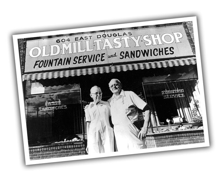 Welcome to the Old Mill Tasty Shop! We’ve been happily serving customers since 1932! Come join us from 11AM-3PM Monday-Saturday!🤗🍦🥪 #oldmilltastyshop #eatlocal #wichitafoodie #tasty