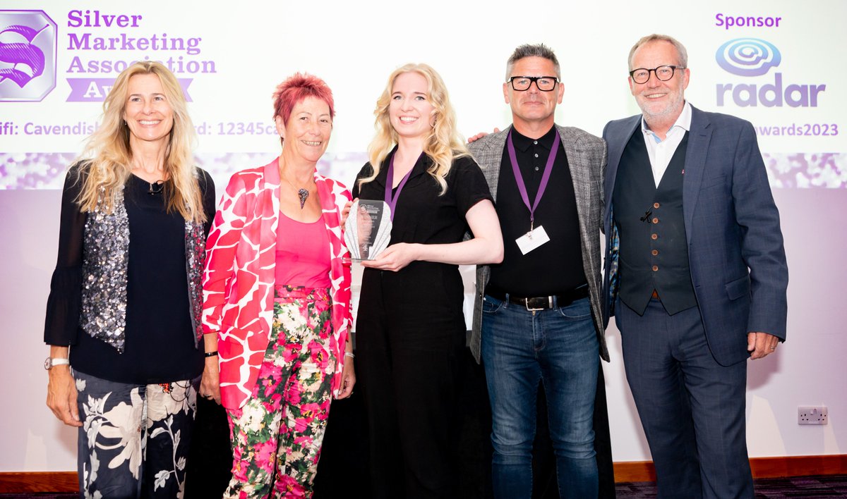 🎉Last night our launch campaign for Gina, the first HRT available without prescription, scooped Best Print Campaign at the <a href="/SilverMarkAssoc/">Silver Marketing Association</a> Awards - and was highly commended in the category Best Overall Multichannel Campaign. We couldn't be more proud.🎉 #Marketing #Menopause