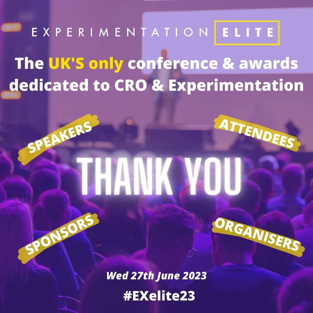 A huge thank you to all our sponsors, speakers, organizers, and attendees at #EXelite23!

We are incredibly grateful for your support and contribution in making this event a resounding success.