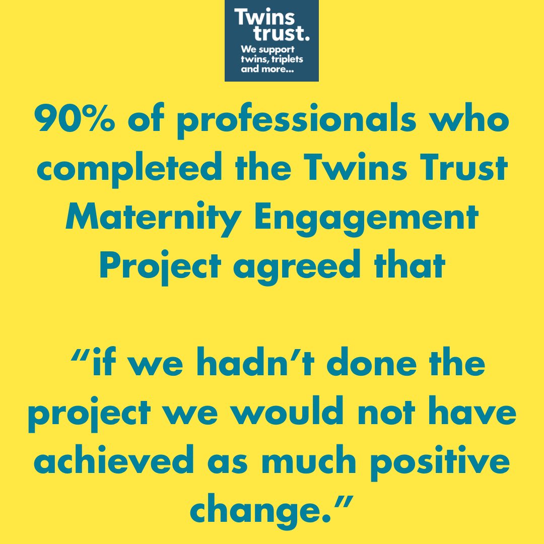Our Maternity Engagement Team is working to ensure that multiple pregnancies receive the correct level of care in hospital.

#twinstrust #maternityengagement #pregnantwithtwins  #pregnantwithtriplets #twinpregnancy #tripletpregnancy