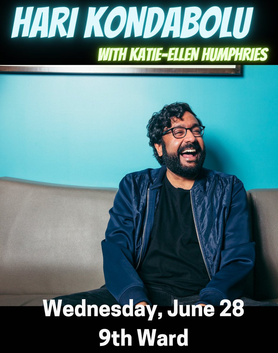 BabevilleNY's tweet photo. TONIGHT!! Wed 6/28 we are so excited for the return of the hilarious @HariKondabolu live in the 9th Ward with special guest @MsKatieEllen - tickets will be available when doors open at 7pm show starts at 8pm!
https://t.co/zmDDnsK61g
@DSPShows #buffalo #buffalocomedy https://t.co/eYAl2voSt7