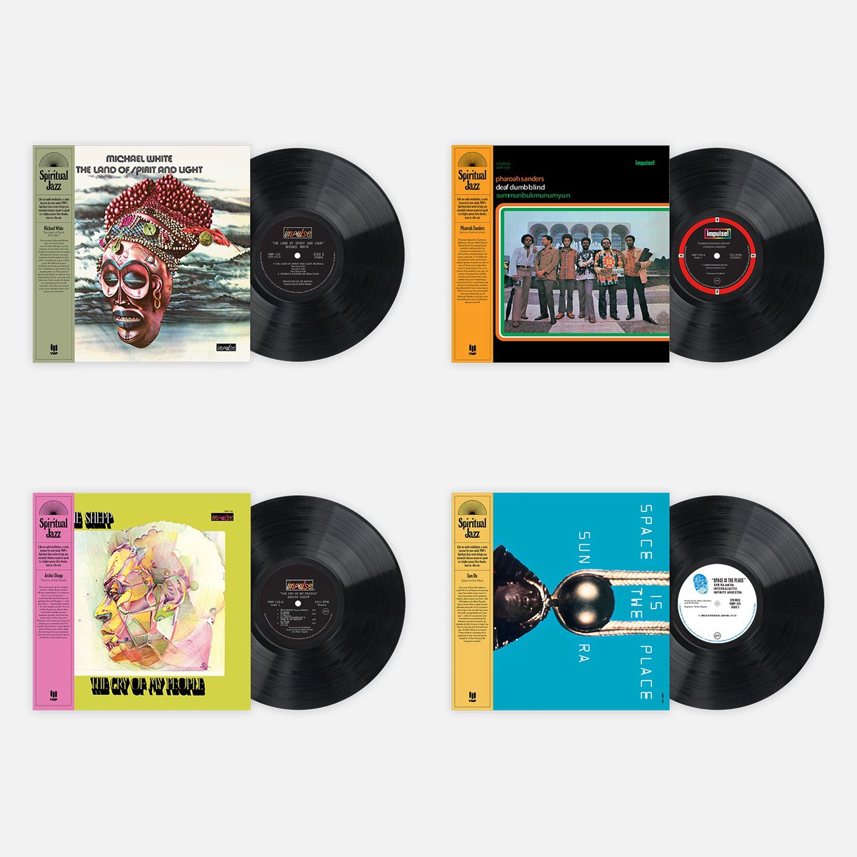 The VMP x Impulse Spiritual Jazz collection features titles that are all deep cut albums and deserve a look and a spin – bit.ly/3Xu04ua