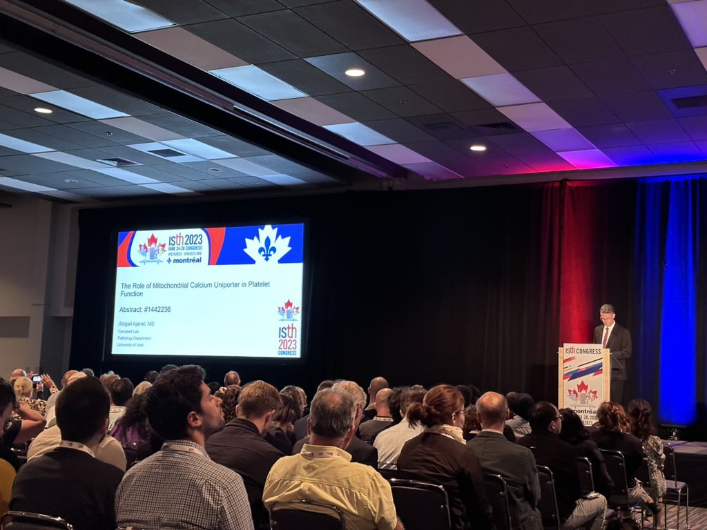 racampbell04's tweet photo. Congrats to @abigail_ajanel for having her abstract highlighted at the final session of #ISTH2023 https://t.co/Kzctp5AtlR
