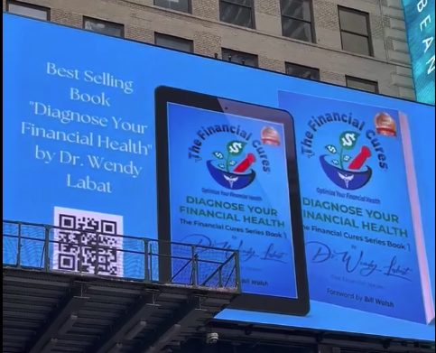 Atlanta, GA – Dr. Wendy Labat, Financial Healer, and best-selling author, recently celebrated the first book in her Financial Cures book series, being featured on a jumbotron billboard in the heart of New York City's Times Square.

vedettenews.com/__trashed/