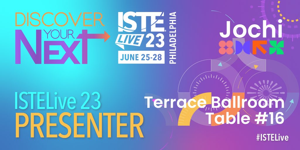 usejochi's tweet photo. Last day of #ISTE23! Come see what’s new with Jochi and hear about our student product-specialists !

#ISTE #ISTE2023 #EdTech #Jochi #eLearning  #SEL #StudentSupport https://t.co/5ukr9bRv69