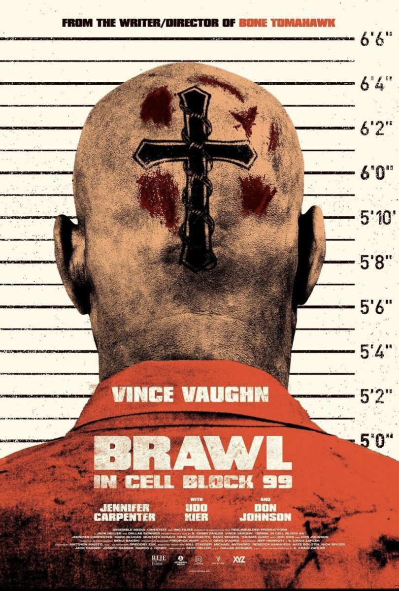 albbeeerrtto21_'s tweet photo. Que PELICULÓN es #BrawlInCellBlock99 puro sentimiento de venganza, de proteger lo tuyo luchando hasta el final contra quien sea. Y de como es el mundo de injusto.
Drama carcelario totalmente fuera de lo prototípico que no deja de sorprenderte. Que final…
9/10 https://t.co/a9AIspS1KM