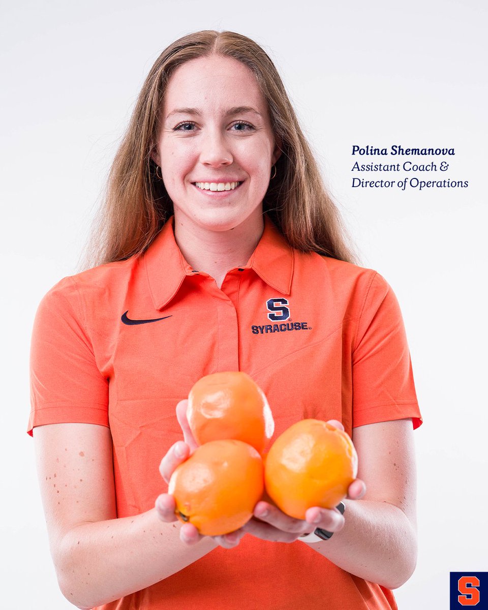 CuseVB's tweet image. We are SO excited to add one of the greatest players in program history, Polina Shemanova, &amp;amp; Megan Krazter to our staff this season 🍊🏐

Polina will be an assistant coach &amp;amp; director of ops while Megan will serve as a graduate student data analyst. 

📰bit.ly/3r8F2VZ