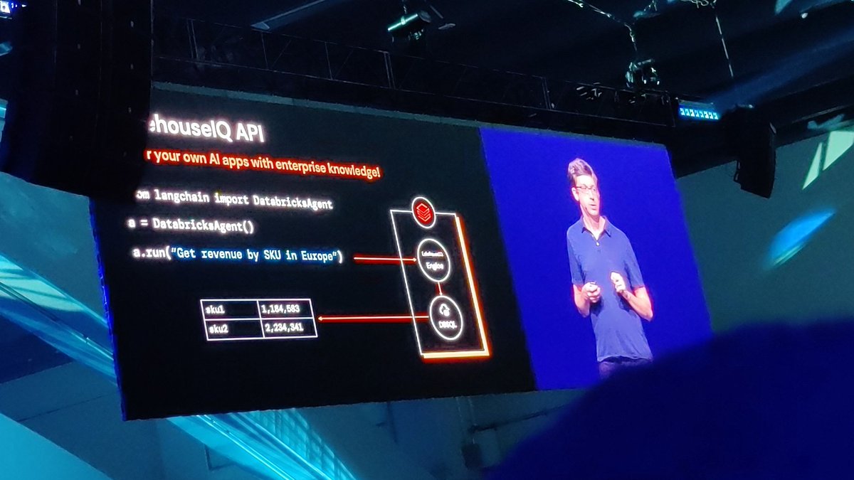 YoussefMrini's tweet image. @matei_zaharia introducing LakehouseIQ API.

It&apos;s really a huge step for Databricks

#DataAndAiSummit
