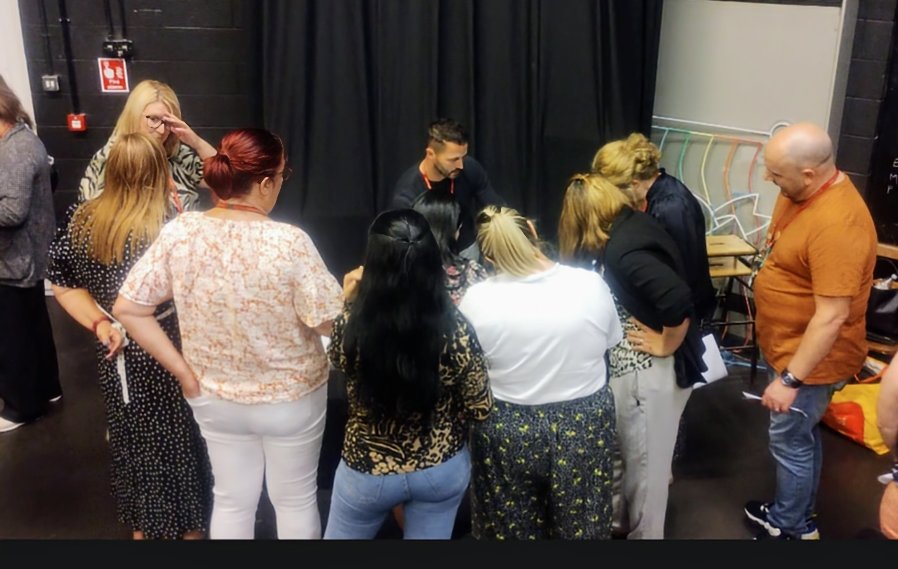 GlynRogers's tweet photo. A great day to hear how staff plan on using technology in meaningful ways in their courses next year. #CGPLDays @coleggwent https://t.co/bPf38CqECH