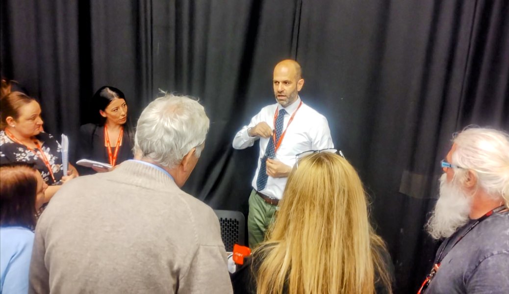 GlynRogers's tweet photo. A great day to hear how staff plan on using technology in meaningful ways in their courses next year. #CGPLDays @coleggwent https://t.co/bPf38CqECH
