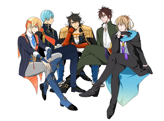 #好きな刀剣男士5人上げると趣味が分かる 顔がいいくらいしか共通点ないぞ