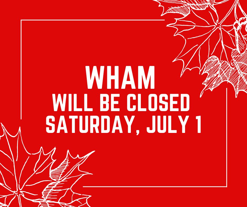 Please note that the Waterford Heritage &amp;
Agricultural Museum will be closed on Saturday, July 1
for the Canada Day holiday.