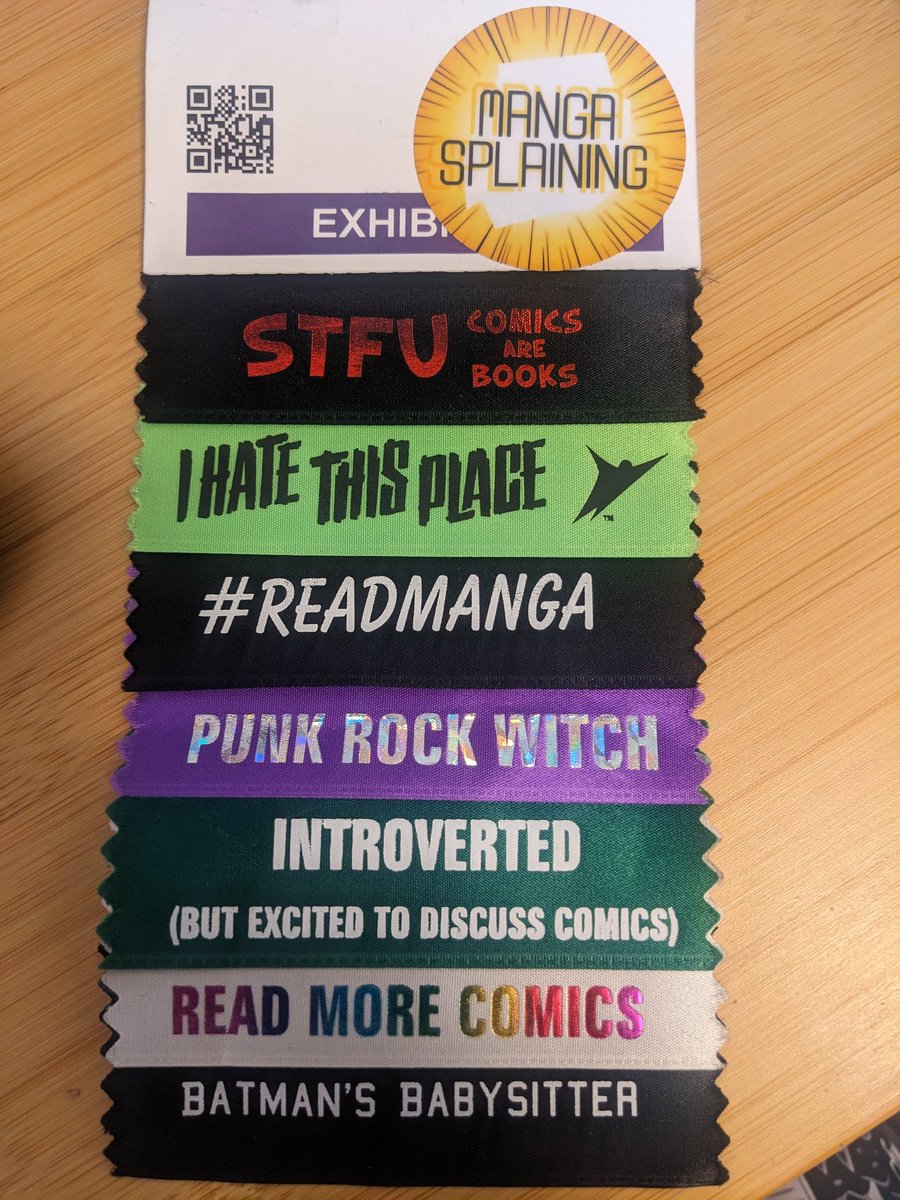 This year's #ALAAC2023 ribbon game for comics was 🔥🔥🔥