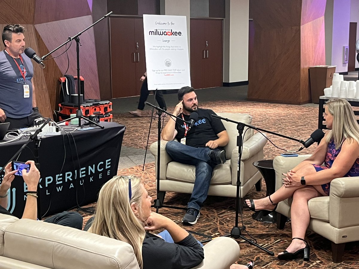 ShermanJeff's tweet photo. . @EXPMKE live at @SummerfestTech  🎙️

📍: @paysbig https://t.co/qVCT58KhdY