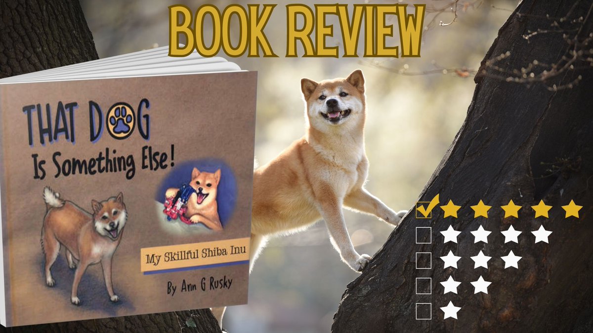 Ever wonder what dogs are thinking? Find out in THAT DOG IS SOMETHING ELSE! My Skillful Shiba Inu by Ann G. Rusky. Check out my review and enter the #giveaway 
 ➡️tinyurl.com/5n6eh7j6  #thatdogissomethingelse #shibainu #anngrusky #picturebook #kidlt  #scbwi