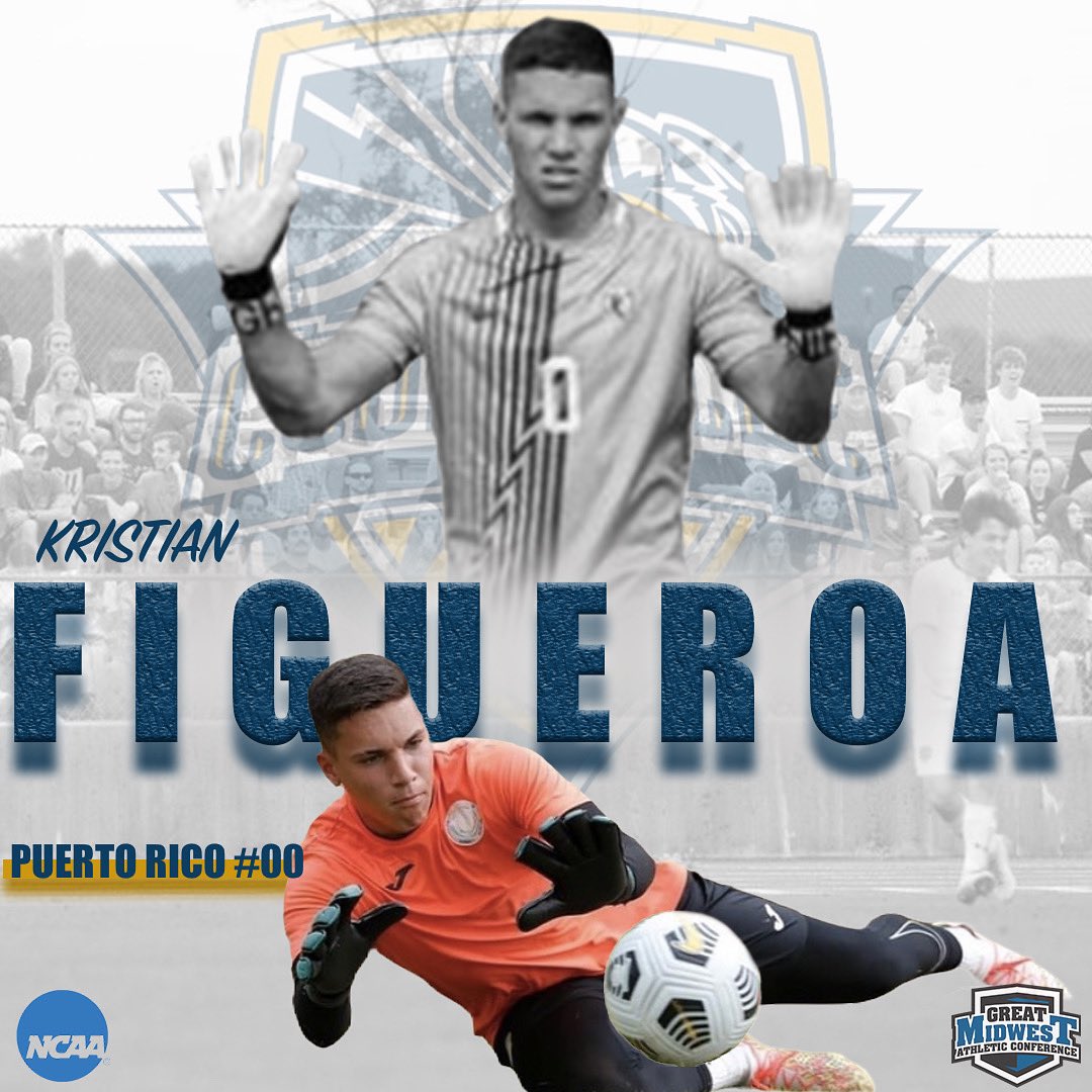 Here we go! Join us in welcoming Kristian Figueroa! Kris is from Puerto Rico, and is transferring from Clarks Summit University and has spent time with the Puerto Rican u-20 team! We are excited to see Kris on the field!

#YellowJacket #CedarvilleSoccer #cujackets #forhim
