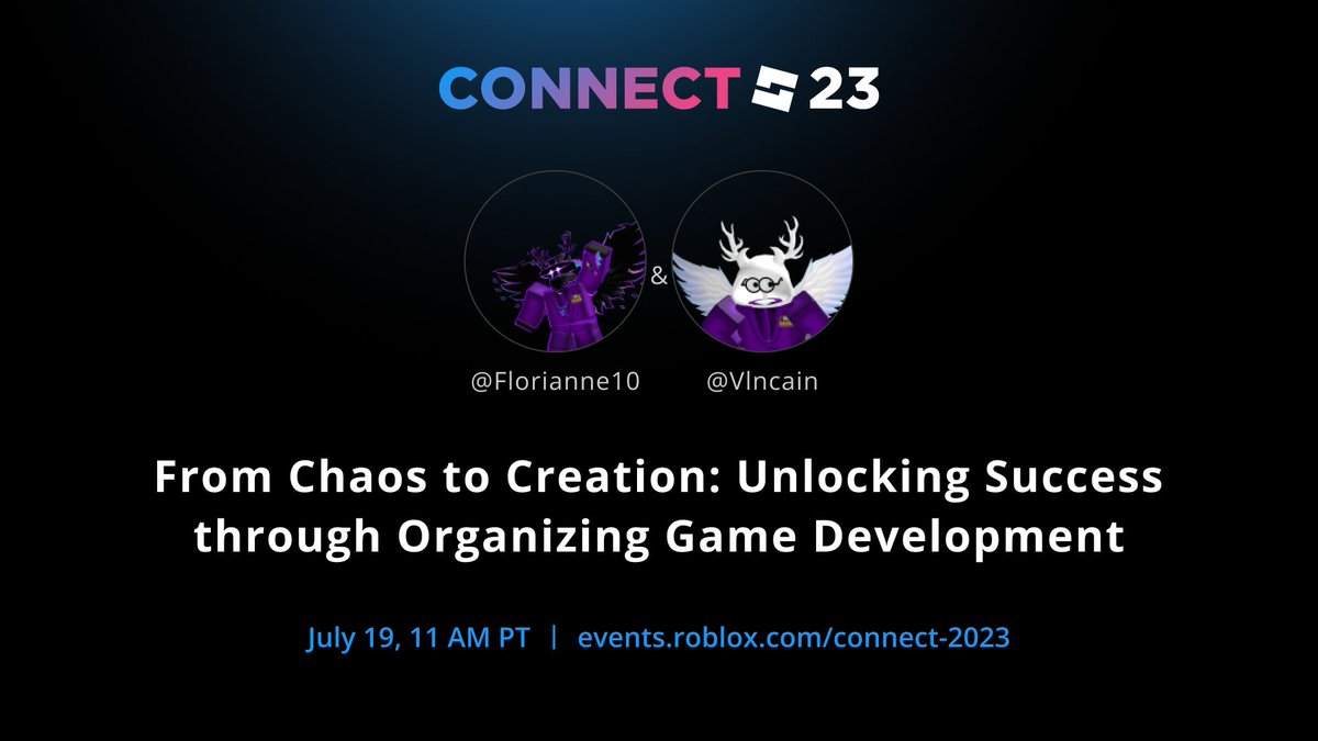 🚀Calling all aspiring #RobloxDevs 🎮 Don't miss out on the mind-blowing workshop I'll be co-hosting with the legendary <a href="/VincainRBX/">Vincain_RBX</a> at Connect 2023! 🚀

Link: events.roblox.com/connect-2023

#RobloxDev #connect2023 #ROBLOX
