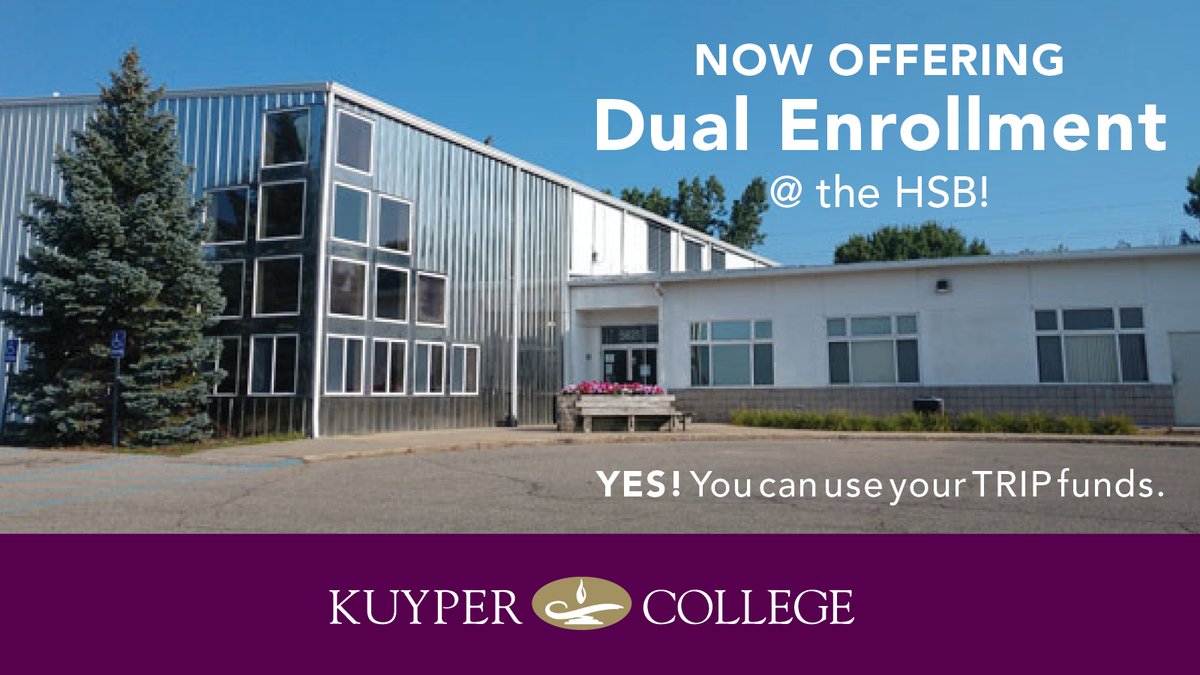 hsb_inc's tweet photo. Hey you! Yes, you! 🫵🫵 Kuyper College is hosting another #dualenrollment class here at the HSB! Social Media Management starts September 5 but you must register by August 1. ⏰ This class is open to sophomores, juniors, and seniors.

Get all the details: https://t.co/7n7RPnvG4Q https://t.co/oMh7HyB1nj