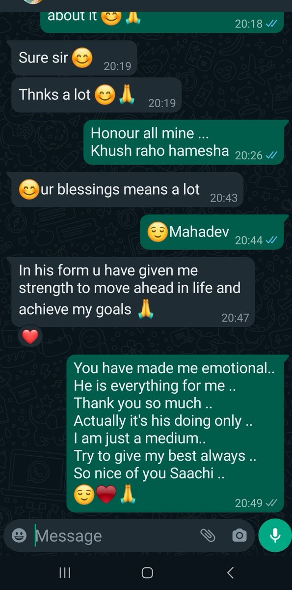 My true earnings are, My clients Their love & blessings I get, Never even thought as a child, I would be connected to such a noble profession like Doctors We are Healers, Where I get a chance to guide & make some difference in anyone life.. Divine Simply. All Mahadev blessings ♥️