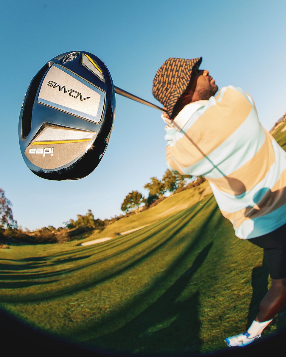 AdamsGolfCA's tweet photo. Hold that finish. 💯 

The Idea Hybrid's Tri-Sole Design will give you that extra horsepower to go for those long shots or get you out of any situation. 

Shop it now: https://t.co/ClXlwbhnOn https://t.co/WqLBJhpS8u