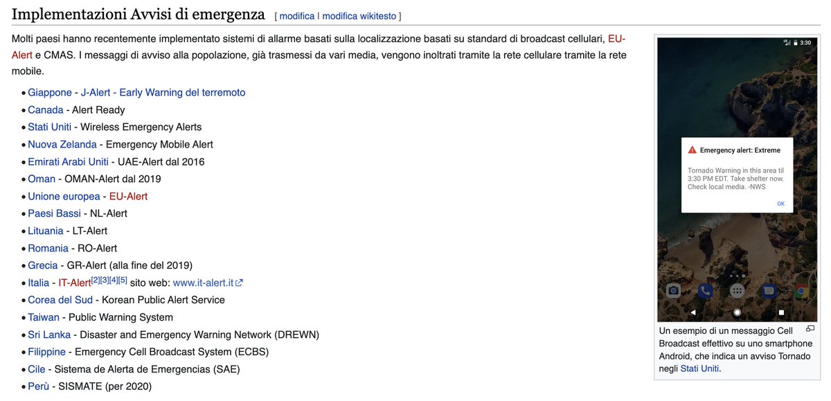 #ITalert for dummies e #noalert
📲 NON è una app
🤖 NON è AI
☠️ NON è un malware
è solo una notifica che avvisa in caso di emergenza già utilizzata in tanti paesi nel mondo
(in USA anche in TV e l'avrete vista nei film)
🔴 SPOILER: se cliccate OK non dovrete cambiare il cellulare