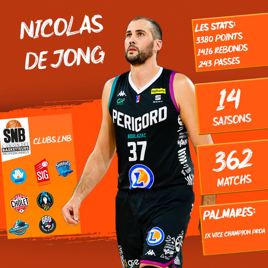 -OVERTIME-

🎬Clap de fin pour Nicolas De Jong qui met un terme à sa carrière de joueur professionnel après 14 saisons! 

🎙️Pour l’occasion, il a accepté de participer à notre rubrique Overtime !

🚨L'interview sur snbasket.com 

#overtime #retraite #LNB #reconversion