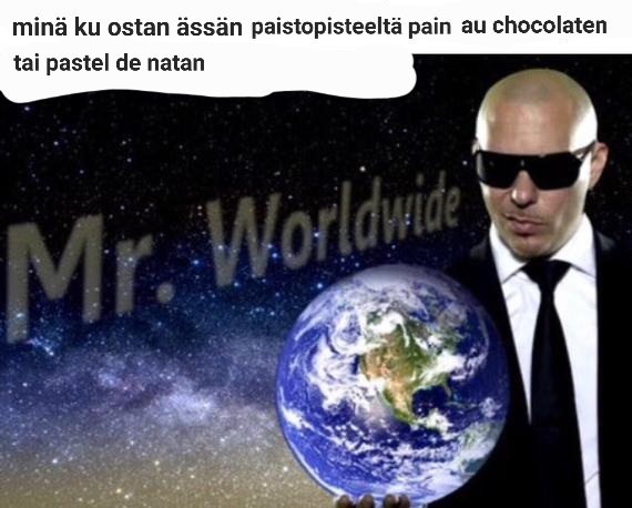 Me when I buy a pain au chocolat or a pastel de nata from the pastry section of S-Market