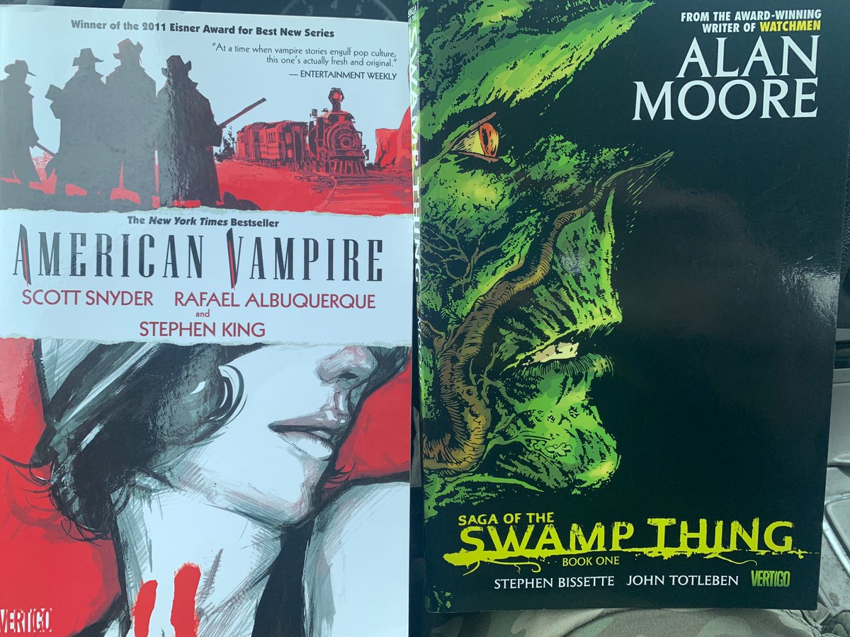 My comic finds of the day!!! Combined under $10!!!
#SwampThing #dccomics #AmericanVampire