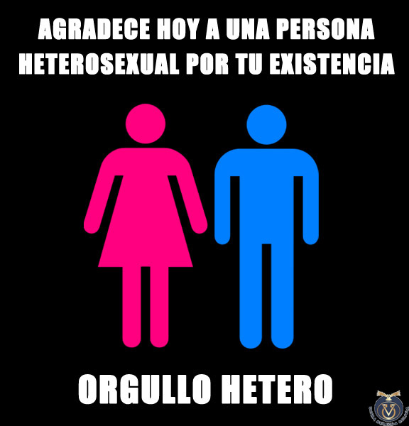 Agradece hoy y todos los días a los heterosexuales. 
#OrgulloHetero2023
#28deJunio