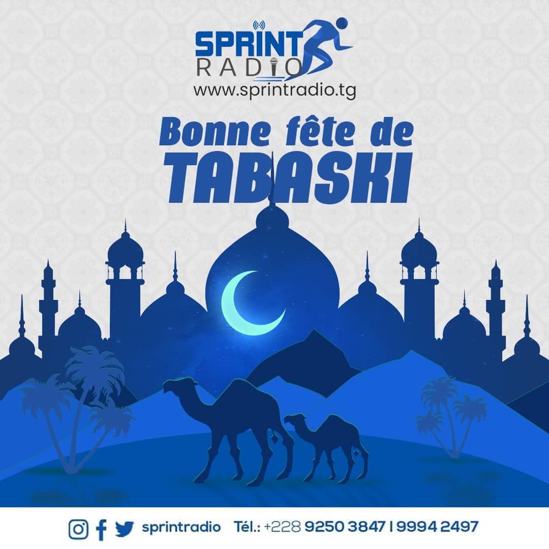 Joyeuse fête de Tabaski à toute la communauté musulmane.
#sprintradio
#groupesosports