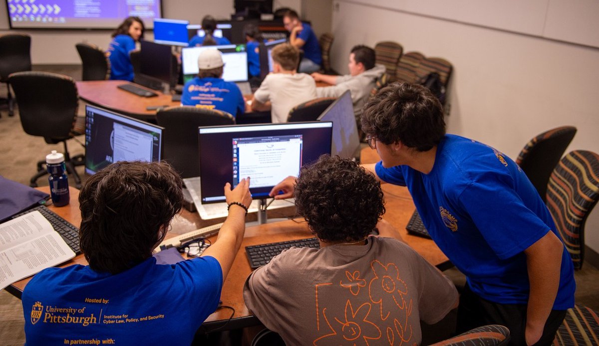 Technology is part of almost everything we do, but who keeps our cyber world secure? AFA Cyber Camp was held at Pitt last week to teach high school students how to become the cybersecurity pros of the future. See what they learned: pi.tt/blog. #H2P #PittNow