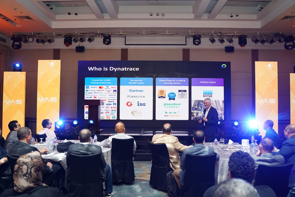 VASEGYPT's tweet photo. "Observability Without Boundaries"
VAS/ Dynatrace Event 2023
#success  #enterprise  #event2023
#dynatrace #informationtechnologies #Engineering  #it #applications  #innovation https://t.co/axMnfqfxQj