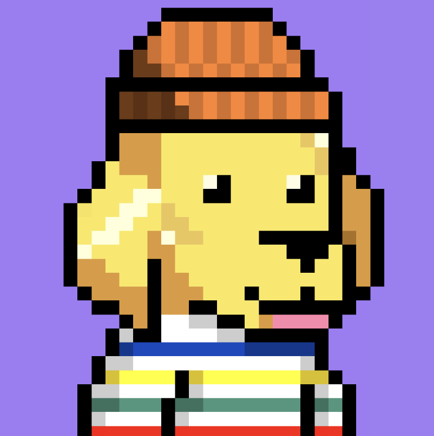 AlgoFamStrong's tweet photo. Woop! I just won this Pixel Pup on Raffle Bees! the @PyreneesPack is an amazing community to join. https://t.co/sLv9JfCQHM