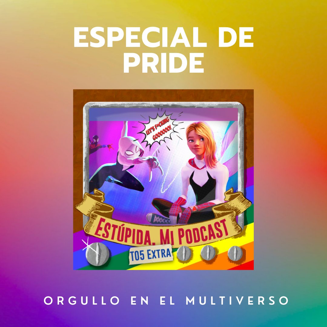 estupidaPodcast's tweet photo. Mis cielas, les traemos otro especial de orgullo LGBTIQ+, esta vez ñoñeando sobre cómics y Spiderman de la mano de @fuenteskod del podcast @Letsf_gopod!  🏳️‍🌈🏳️‍⚧️✊https://t.co/xAjw8MkvTc https://t.co/m3oc8z8eWL