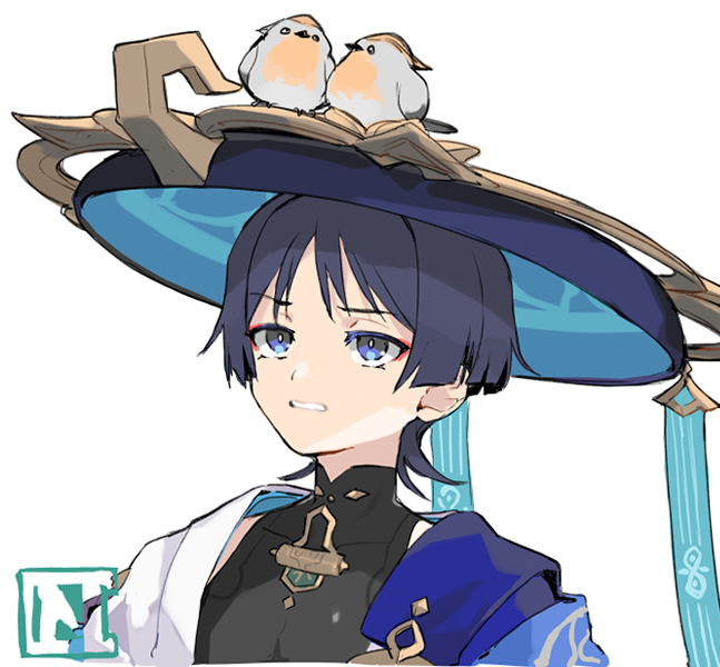スカラマシュ(原神) ,放浪者 「」|𝕔𝕙𝕠𝕔𝕠-𝕨𝕒𝕪🐟のイラスト