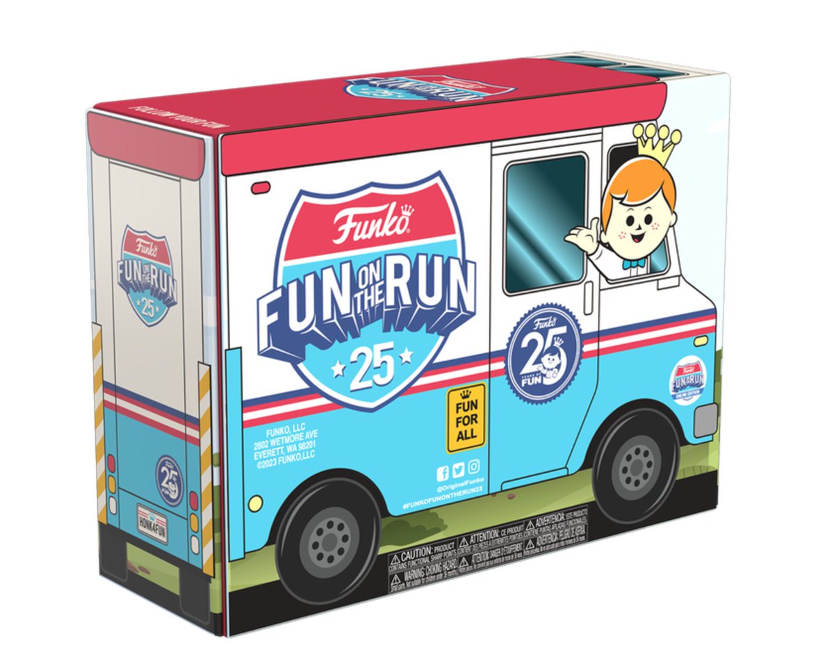 popvinylworld's tweet image. NOW AVAILABLE! Funko Exclusive Fun on the Run Box!  
($105, Limit 2 w/ chance at chase) 

funko.com/funko-25th-ann…
.
#Funko #FunkoFunOnTheRun #FunkoPopVinyl #Pop #PopVinyl #FreddyFunko #Collectible
