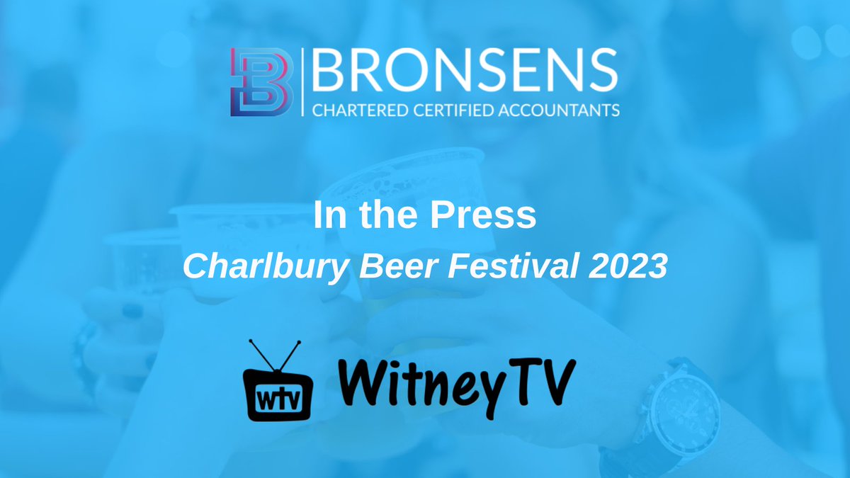 Bronsens's tweet image. In the press 📰

@witneytv have put together a great video of the Charlbury Beer Festival and the many highlights of the day.

Watch here: bit.ly/3NQa0eh

#Sponsorship #EventPost