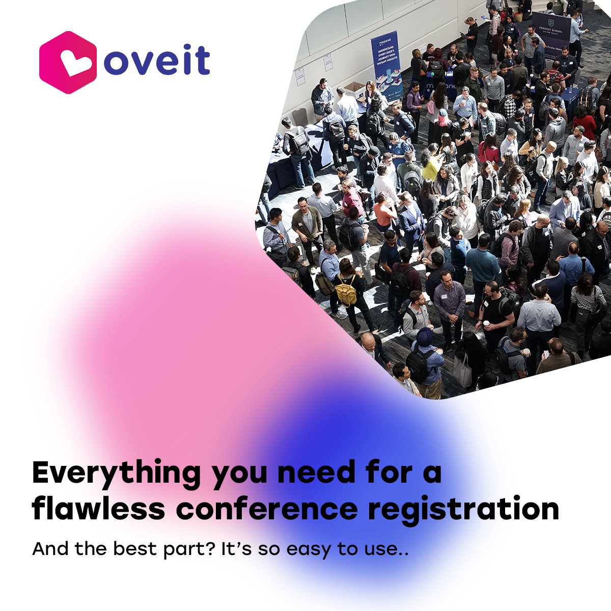 1/2 - Streamline your event's registration with our conference solution. Designed to simplify &amp; automate every aspect of attendee registration, our app is the ultimate solution for event organizers seeking a seamless user experience. 🦾
Plus, setting it up couldn't be easier! 🙌