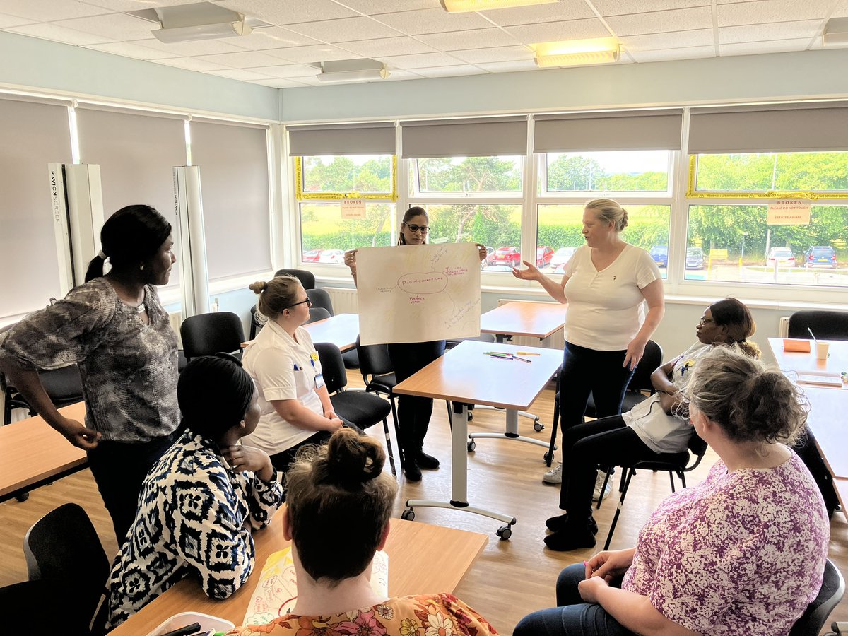 EastKentPNAs's tweet photo. New &amp; existing #EnhancedCare champions across three sites sharing their journeys and aspirations for the future of EC. Great improvements already made &amp; action plans for the future - you’re incredible! @EkhuftAllAgeSGT @caroline_judge @DementiaTeamEK1 @SueBrassington @tammy_pluck https://t.co/rpBcIaSBmf