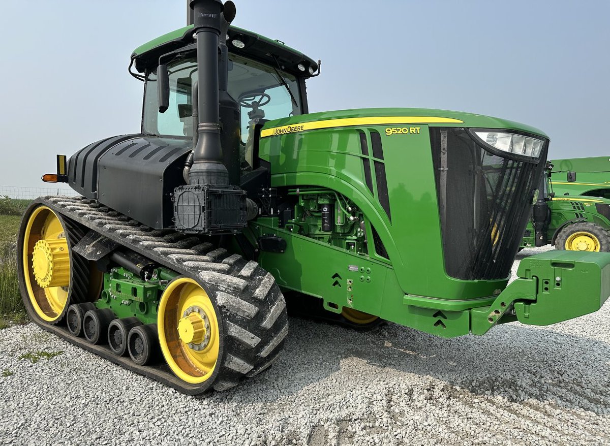 DeereFarmer7820's tweet image. 2018 John Deere 9520RT - 1450 Hours - @ReynoldsFarmEq 
Atlanta, IN - $429,000
#johndeere #usedfarmequipment #9rt #usfarmer #agtwitter #tractor #farmtractor