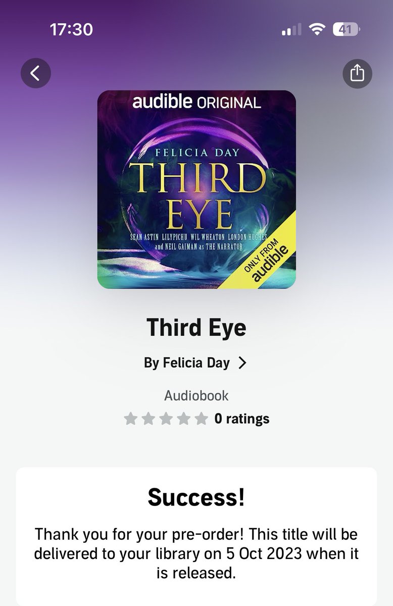 Happy birthday <a href="/feliciaday/">Felicia Day🇺🇸</a>! I’ve just preordered your new audio book🖖