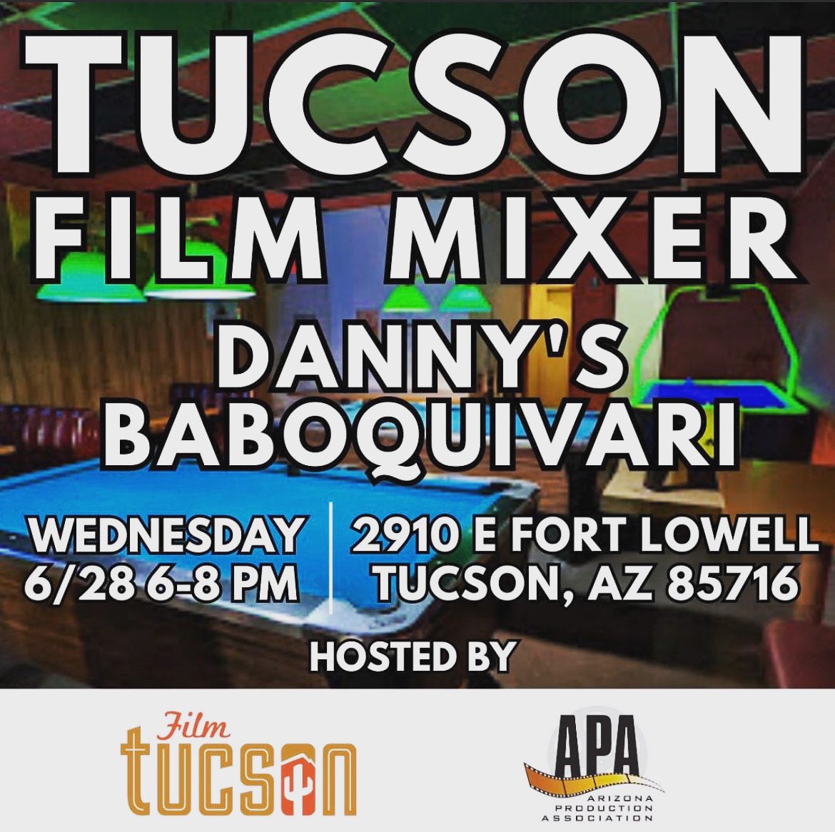 T O N I G H T ~ These Tucson mixers are wonderful networking opportunities! Thank you @filmtucson & @az_apa 🙌 #film #tucson @SallyShamrell #Filmmaker #writerslife #screenwriting #screenplay