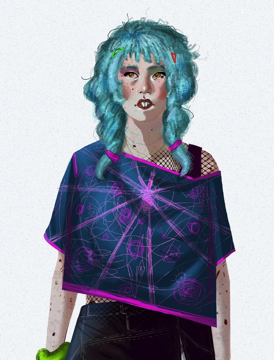 justORAORA's tweet photo. I also decided to try to make my own spidersona. Meet "Missulena" or Pearl Peterson. I tried to make her in the style of concept art by Alberto Mielgo.
#spidersona #spidersonaart #digitalart #SpiderMan #spiderman https://t.co/MEwTzRZ5VL