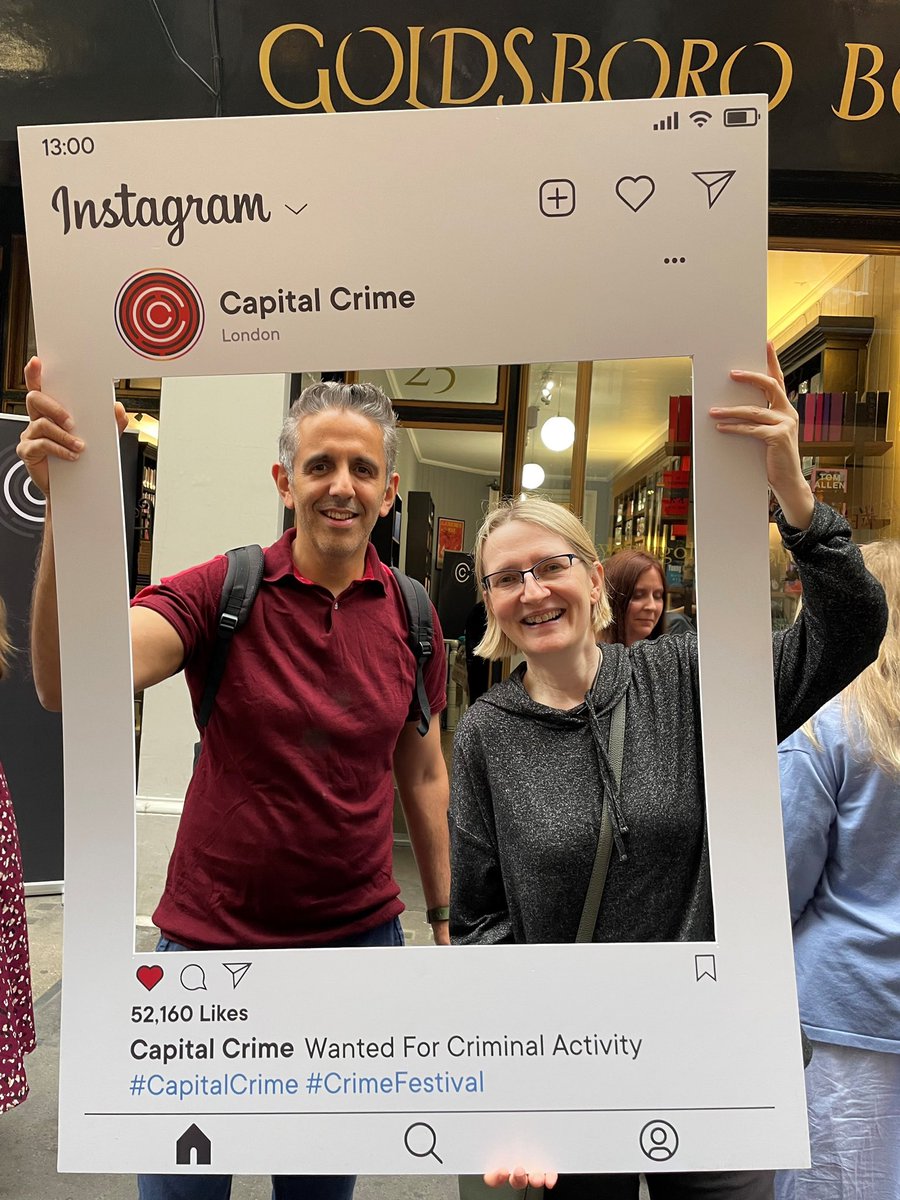 FMcMAssociates's tweet photo. What an evening! We had a blast at the launch of @CapitalCrime1 last night. Thank you to all of the wonderful authors, writers and crime enthusiasts who joined us at @GoldsboroBooks to celebrate the full programme announcement of Capital Crime! #CapitalCrime23 https://t.co/Axt136qPd2