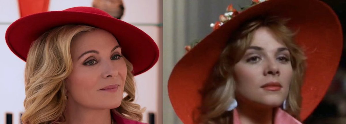 mattrett's tweet photo. "Glamorous" = a fun, frothy, (ring-)light rom-com w/queer comin' outta its ears. @KimCattrall brings a Garbo heft to it, no trace of Samantha. Also love @MissBenny โ who is able to sell a character who rejects @michaelhsurosen! P.S. This pic = on purpose? https://t.co/EWUvSr4g5U https://t.co/rxG1JcRT3I
