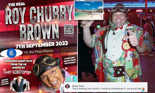 Woke parents want a show by comedian #RoyChubbyBrown to be cancelled - moaning it’s unsuitable for kids. 

The Geordie legend’s booked to perform at HL Rio Playa Blanca hotel, Lanzarote in September at the ‘family-orientated hotel’ but shouldn’t children be going back to school ?